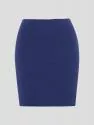 Hanf Damen Slim Skirt ISA - Farbe marine blue aus Hanf und Bio-Baumwolle