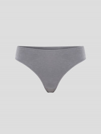 Hanf Damen klassischer Slip (nahtlos) - Farbe steel grey aus Hanf und Bio-Baumwolle