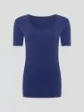 Hempro Hanf T-Shirt IDA - Farbe marine blue aus Hanf und Bio-Baumwolle