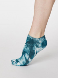 Hempro Bambus Socken Tie Dye - Farbe blue lagoon aus Bambus und Bio-Baumwolle