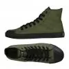 Ethletic Sneaker vegan HiCut Collection 19 - Farbe camping green / black aus Bio-Baumwolle