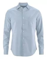 HempAge Hanf Business Hemd - Farbe uni blue aus Hanf und Bio-Baumwolle