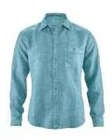 HempAge Hanf Hemd - Farbe wave aus 100% Hanf