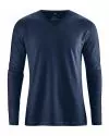 HempAge Hanf Langarm Shirt Diego - Farbe navy aus Hanf und Bio-Baumwolle