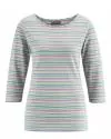 HempAge Hanf Shirt Longsleeve - Farbe wave aus Hanf und Bio-Baumwolle