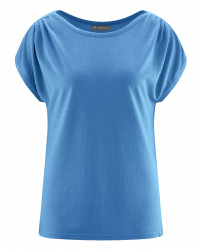 HempAge Hanf T-Shirt - Farbe ocean aus Hanf und Bio-Baumwolle