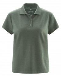 HempAge Hanf Poloshirt - Farbe moss aus Hanf und Bio-Baumwolle