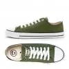 Ethletic Sneaker vegan LoCut Collection 19 - Farbe camping green / white aus Bio-Baumwolle