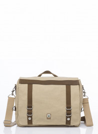 Pure Schultertasche DIN 4 aus Hanf und Bio-Baumwolle