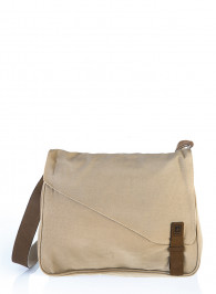Pure Schultertasche aus Hanf und Bio-Baumwolle
