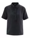 HempAge Hanf Bluse - Farbe black aus 100% Hanf