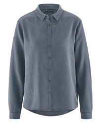 HempAge Hanf Bluse - Farbe char aus Hanf und Bio-Baumwolle