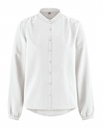 HempAge Hanf Bluse - Farbe white aus Hanf und Bio-Baumwolle