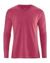 HempAge Hanf Langarm Shirt Diego - Farbe sangria aus Hanf und Bio-Baumwolle