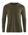 HempAge Hanf Langarm Shirt Diego - Farbe wolf aus Hanf und Bio-Baumwolle