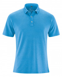 HempAge Hanf Poloshirt - Farbe topaz aus Hanf und Bio-Baumwolle