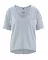 HempAge Hanf T-Shirt Emily - Farbe platinum aus Hanf und Bio-Baumwolle