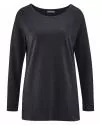 HempAge Hanf Longshirt - Farbe black aus Hanf und Bio-Baumwolle